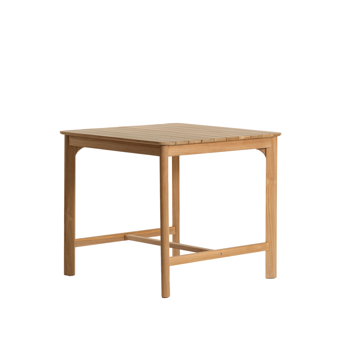 PIANA - Tavolo da giardino alto in teak massiccio per 4 persone.
