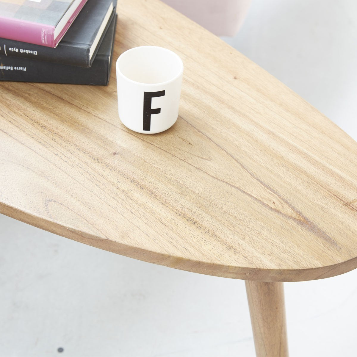 ODDA - Table basse en mindi massif 62 cm