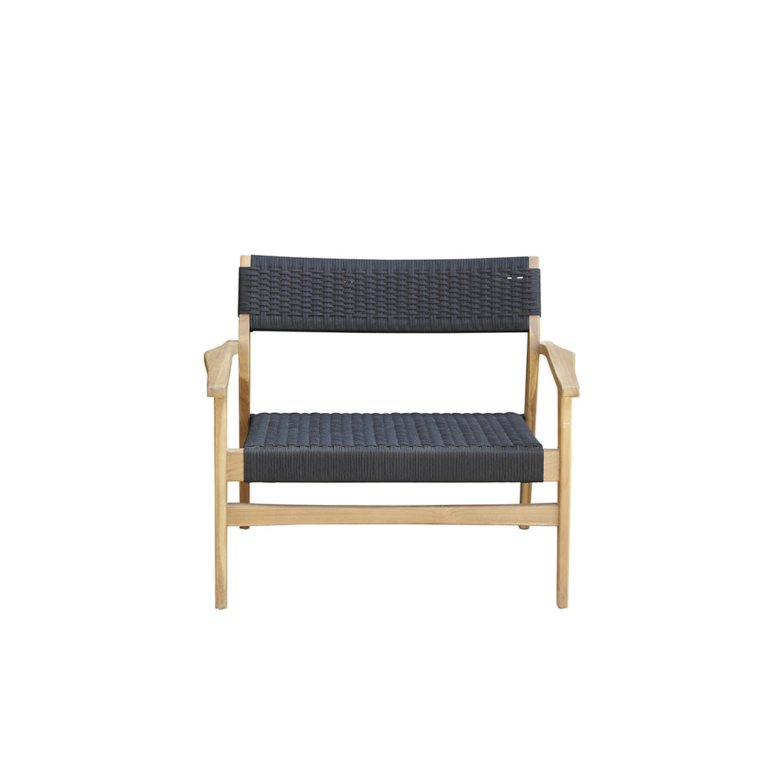 ESTHER - Fauteuil de jardin en teck massif et cordage