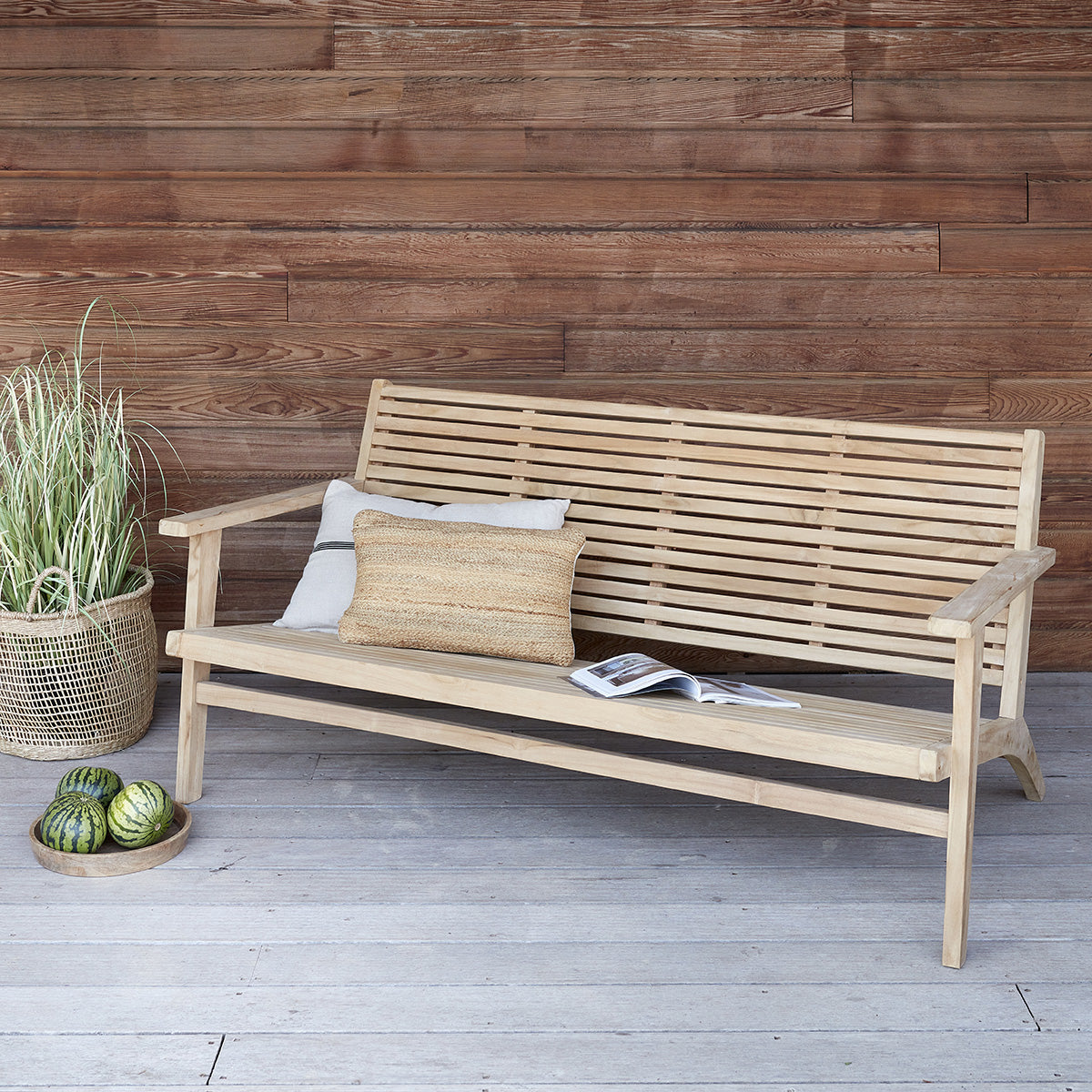 MALTE - Banc en teck massif 160 cm