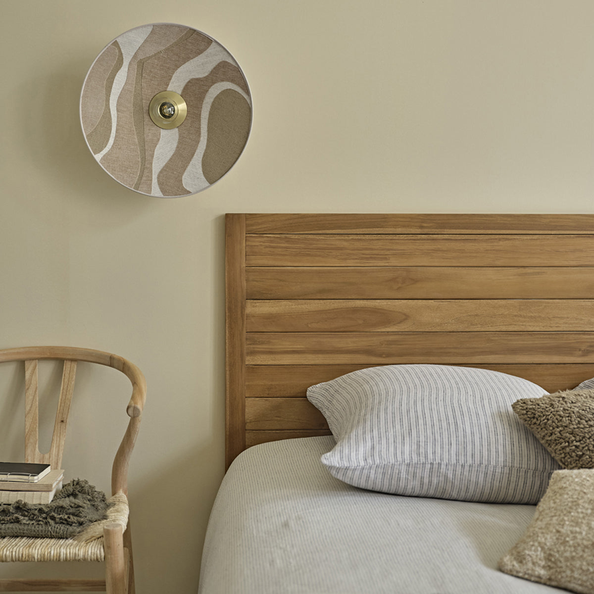 BOSTON - Kopfteil aus massivem Teakholz 160 cm