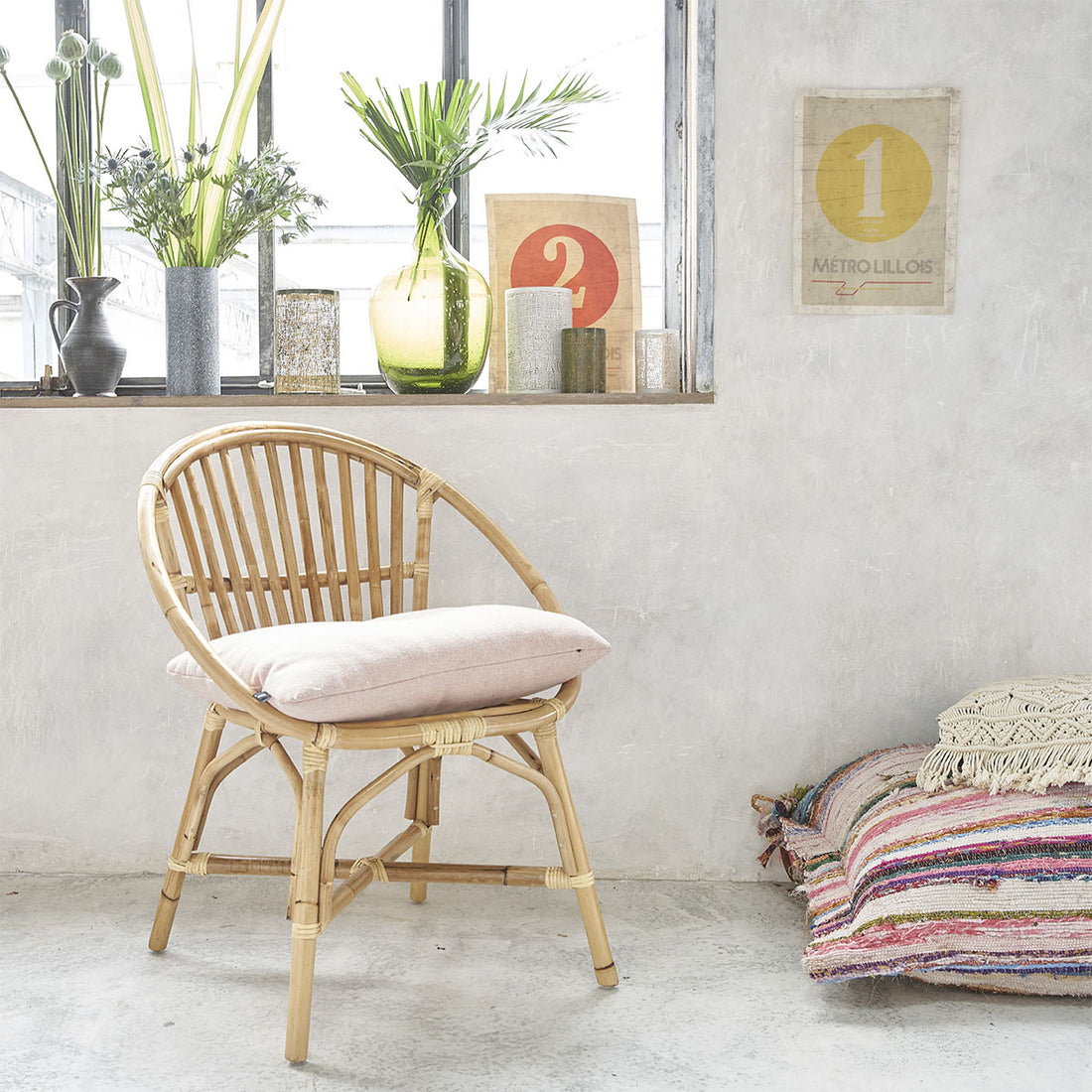 PAOLA - Poltrona in rattan