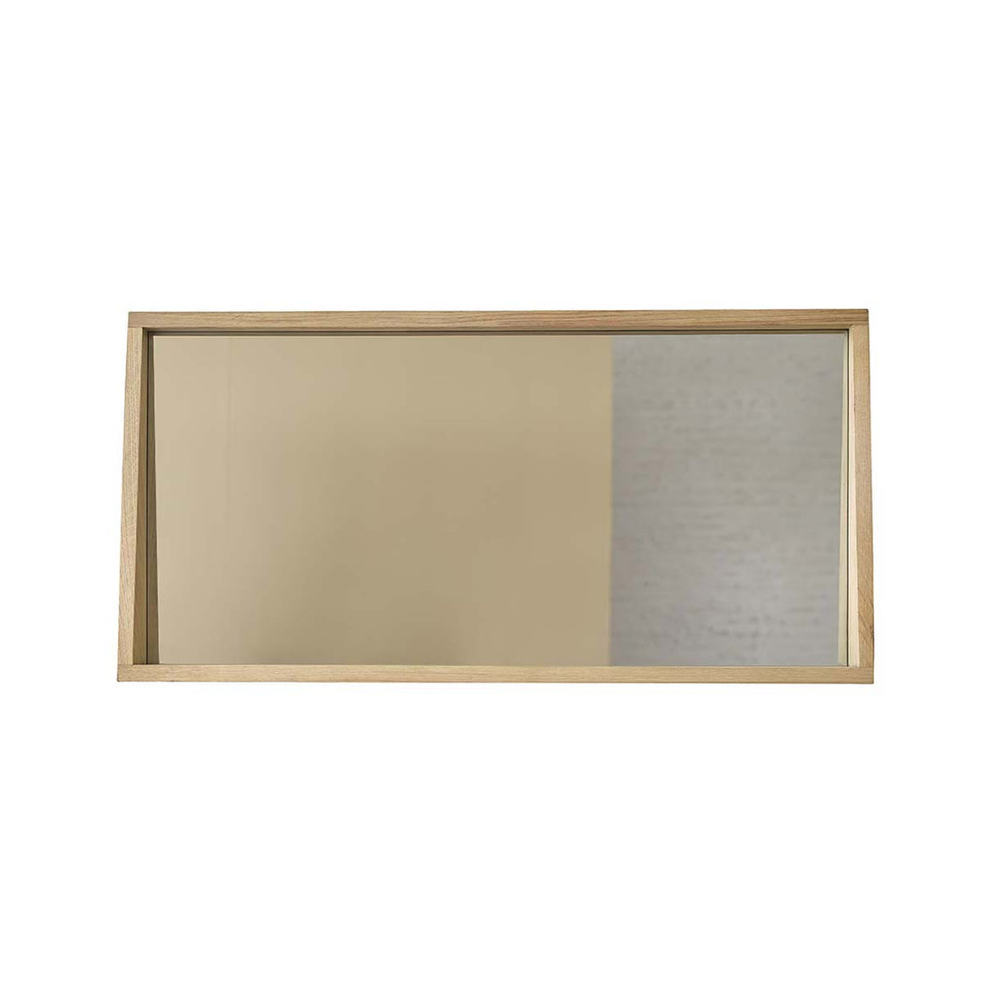 MARGAUX - Specchio rettangolare in rovere massello 100x50 cm