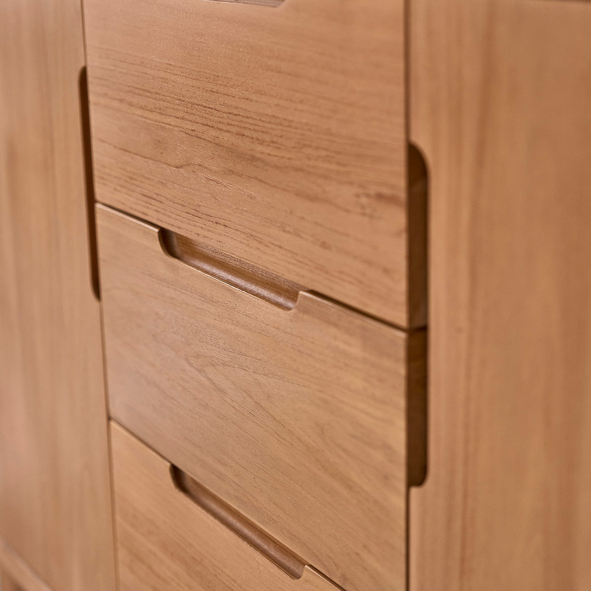 GUSTAVE - Meuble de salle de bain en teck massif 140 cm