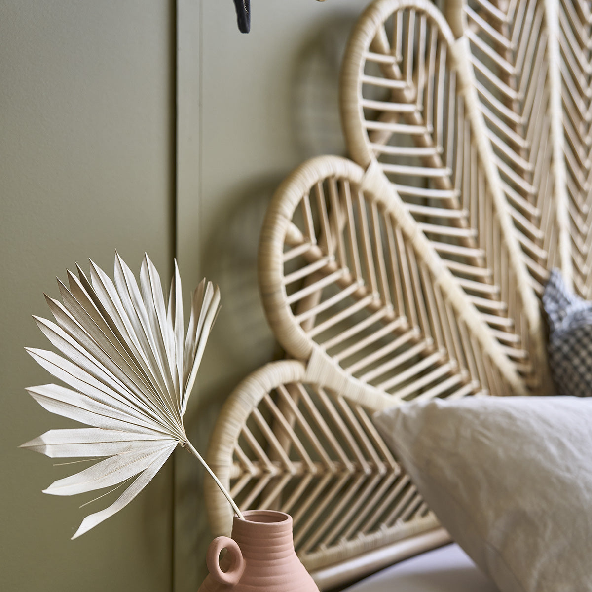 COLETTE - Kopfteil aus Rattan 180 cm