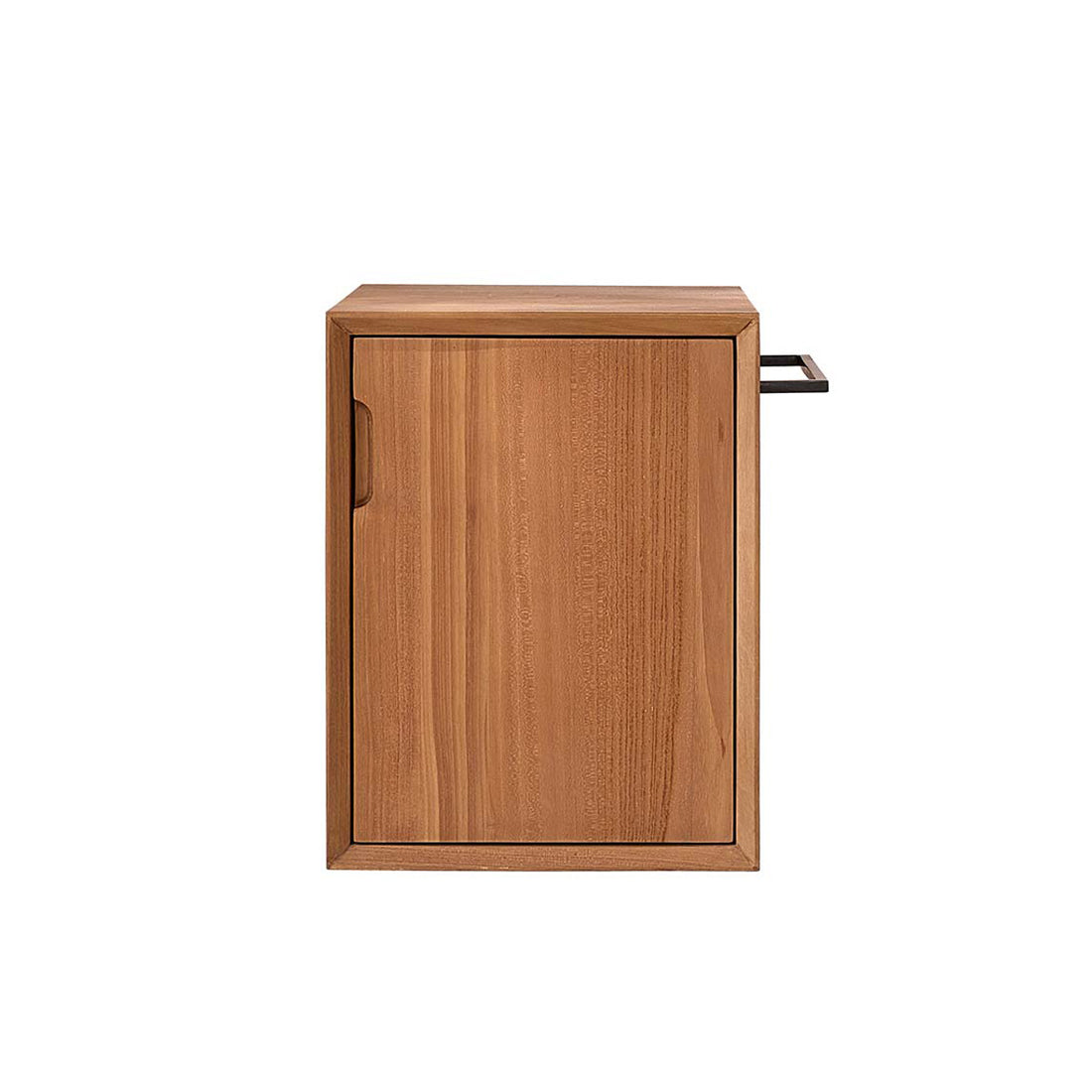 GUSTAVE - Lave main en teck massif suspendu 35 cm