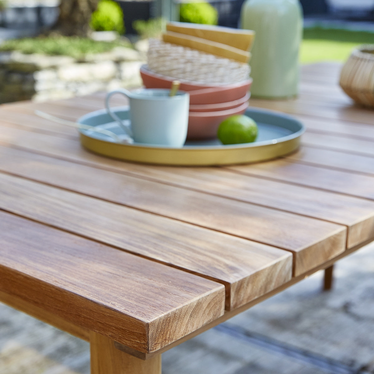 ESTHER - Tavolo da giardino in teak massello 6/8 pers.