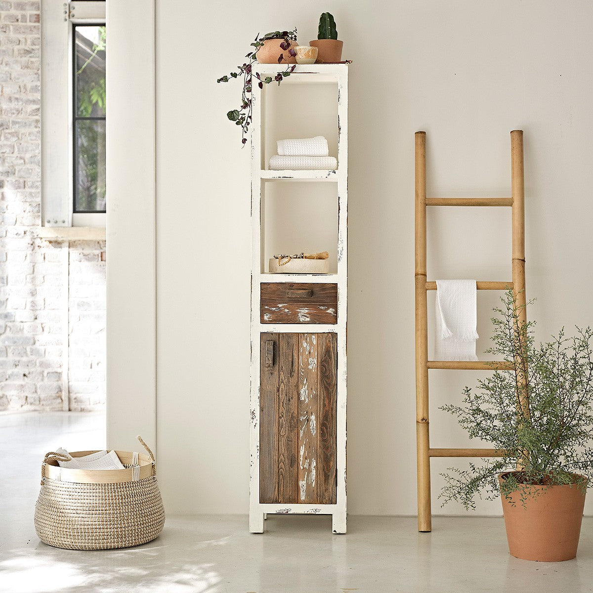 CLARA - Handtuchhalter- Leiter BAMBOU