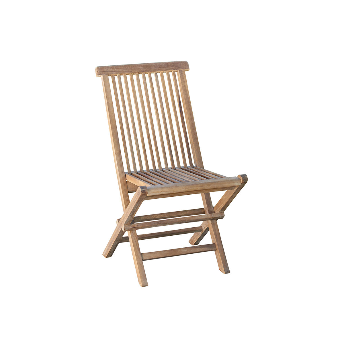 BALI - Sedia da giardino pieghevole in teak massello oliato