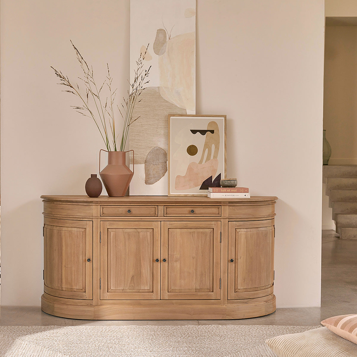 ADAM - Buffet en teck massif 180 cm