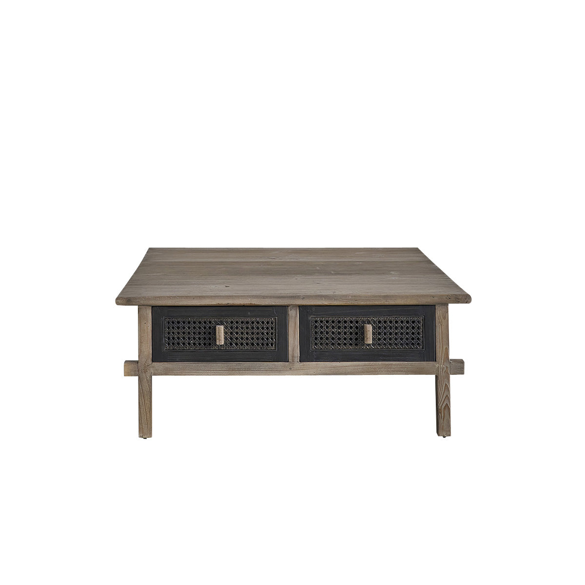 JUNKO - Tavolino in legno massello riciclato 100 cm