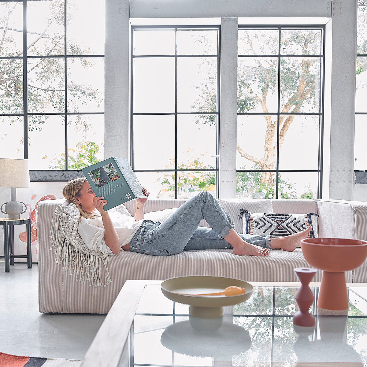 BOSTON - Tavolino in teak massello da 120 cm