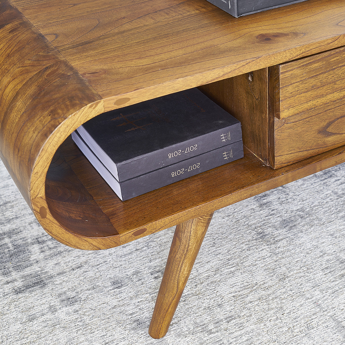 APOLLINE - Table basse en mindi massif 120 cm