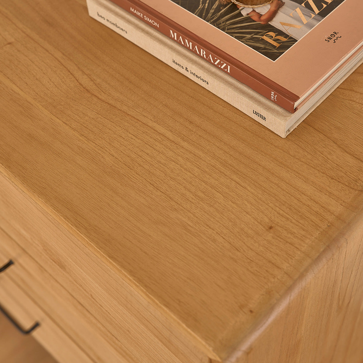 LEOPOLD - Commode en mindi massif 90 cm