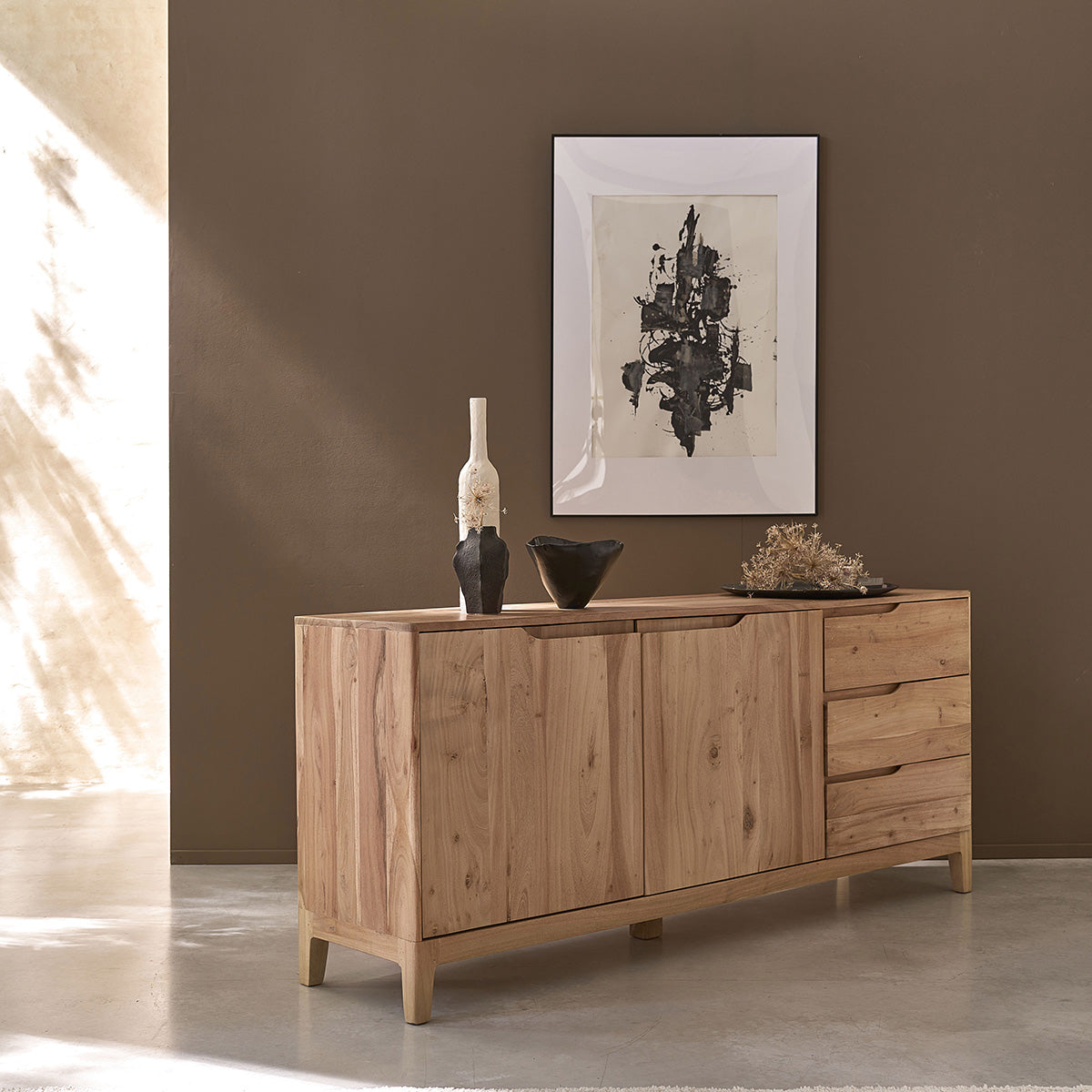 SAMSO - Buffet en acacia massif 170 cm