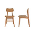 Set di 2 sedie in teak massello