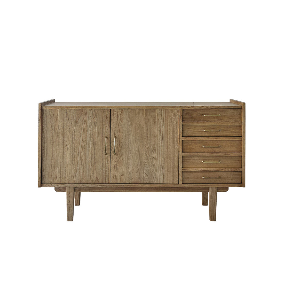 FIFTIES - Mobile per lavabo in mindi massello 135 cm