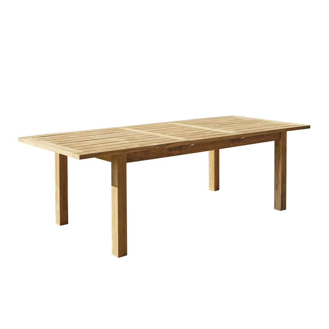 GABRIELLE - Table de jardin en teck massif recyclé extensible 8/10 pers.