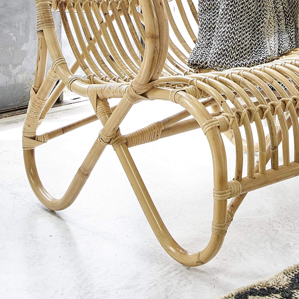 BOHO - Set di 2 poltrone in rattan