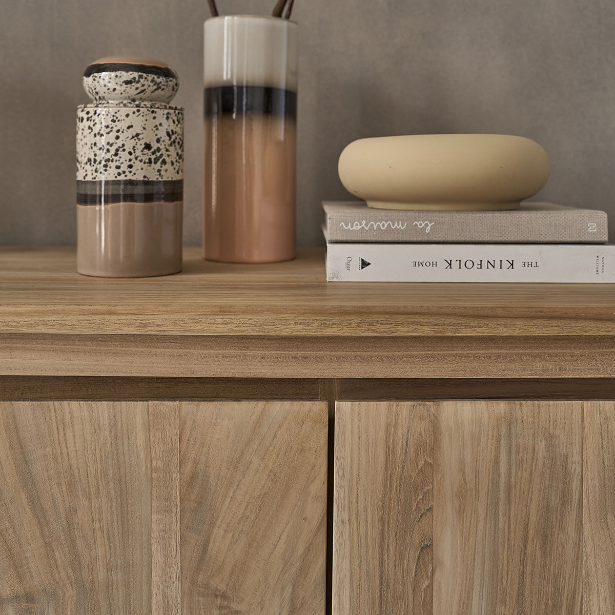 ALDO - Credenza in teak massello 150 cm