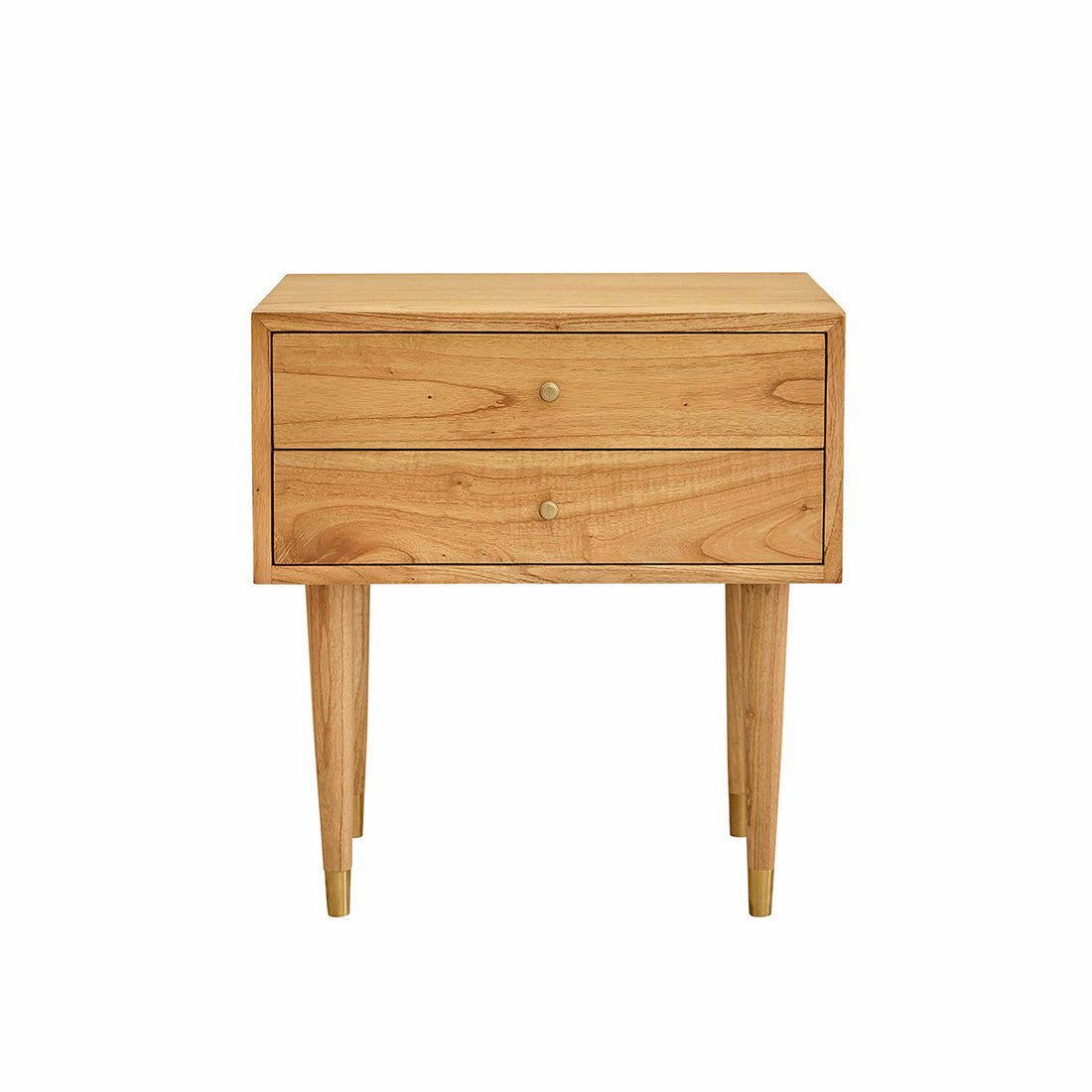 PIA - Nachttisch aus massivem Mindi 60 cm