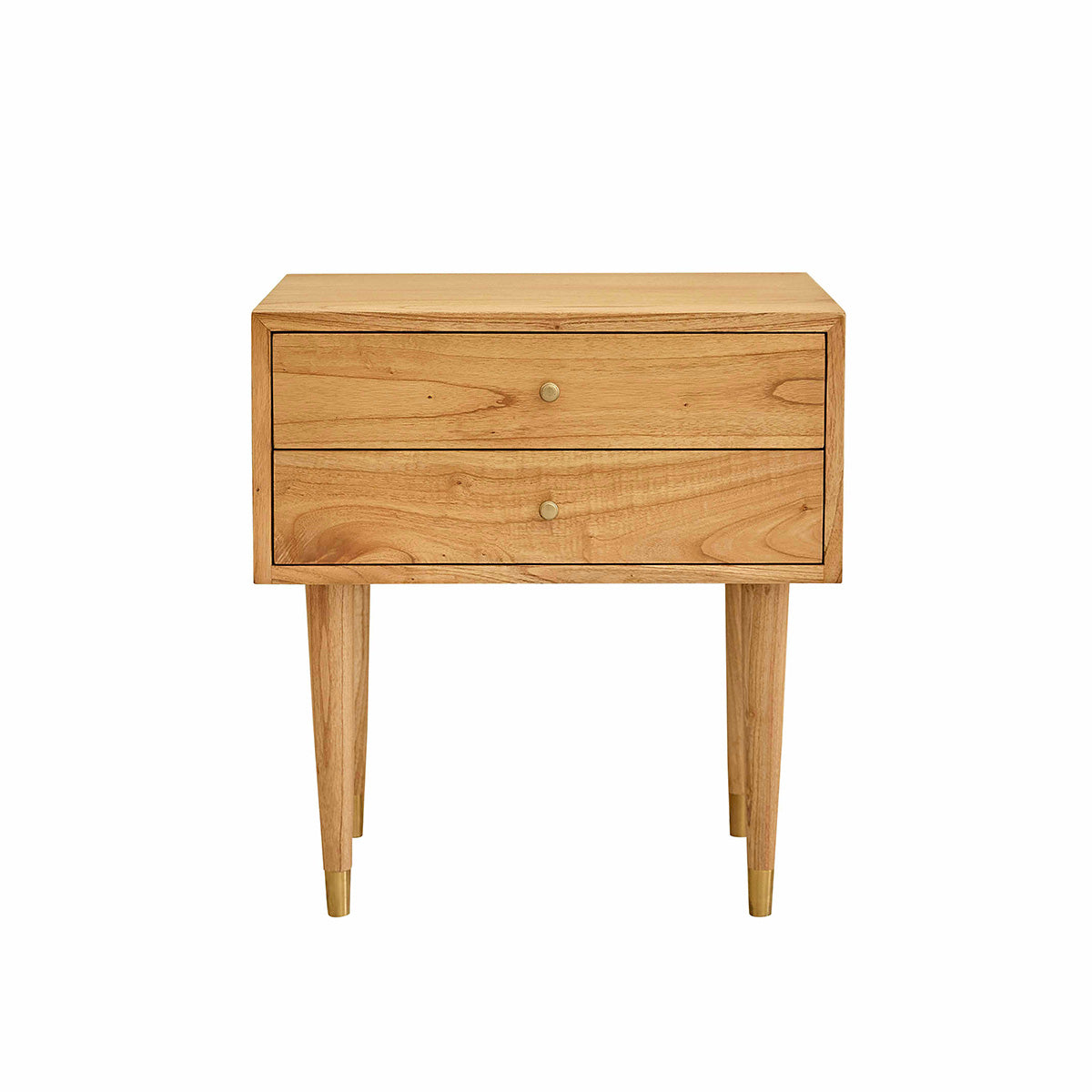 PIA - Nachttisch aus massivem Mindi 60 cm