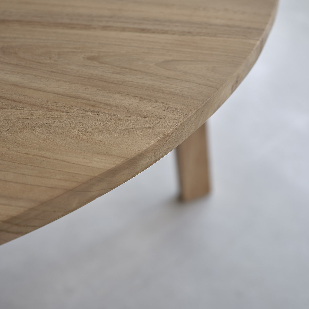 ALDO - Tavolo rotondo in teak massello per 4 pers.