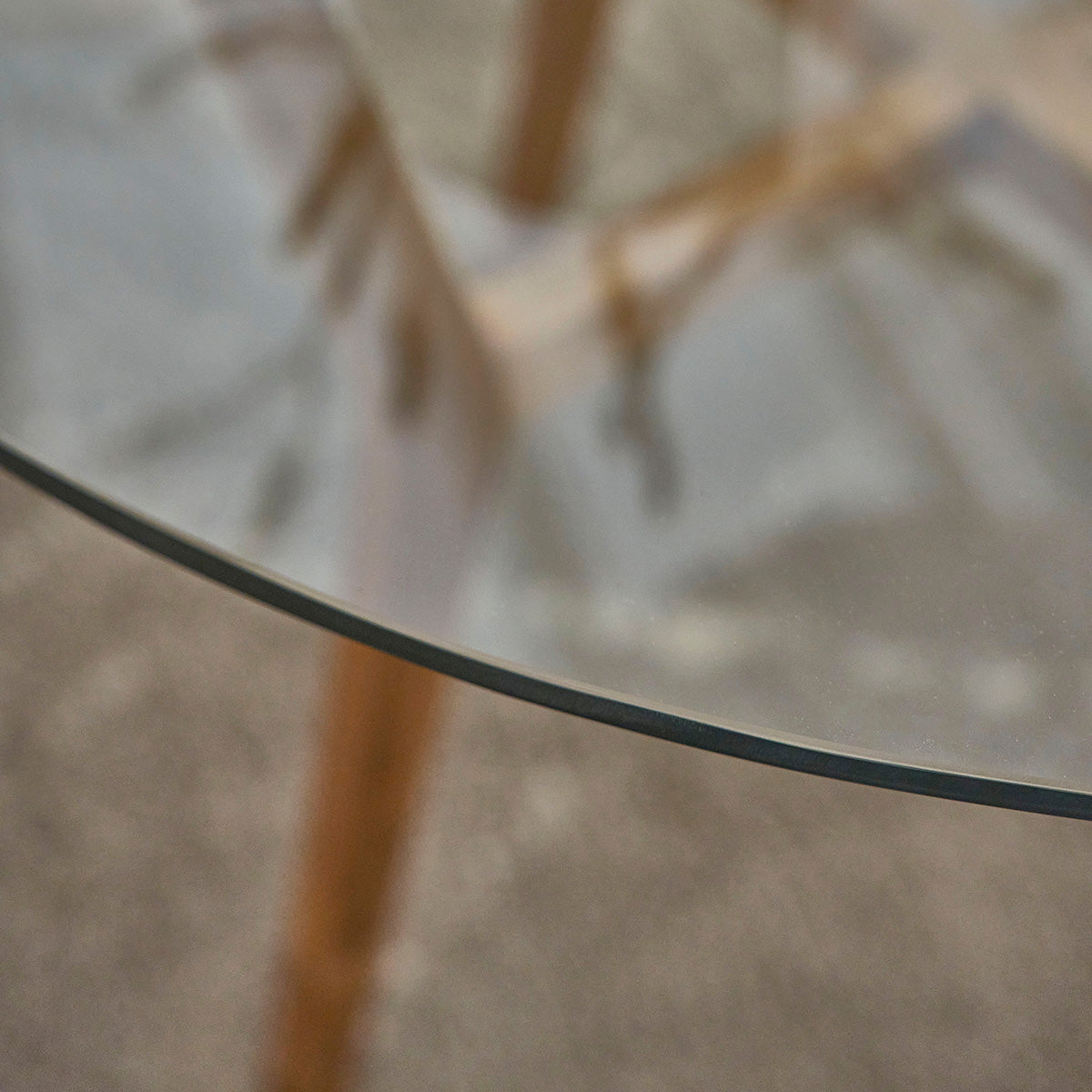 TRISTAN - Table en teck massif ronde 4 pers.