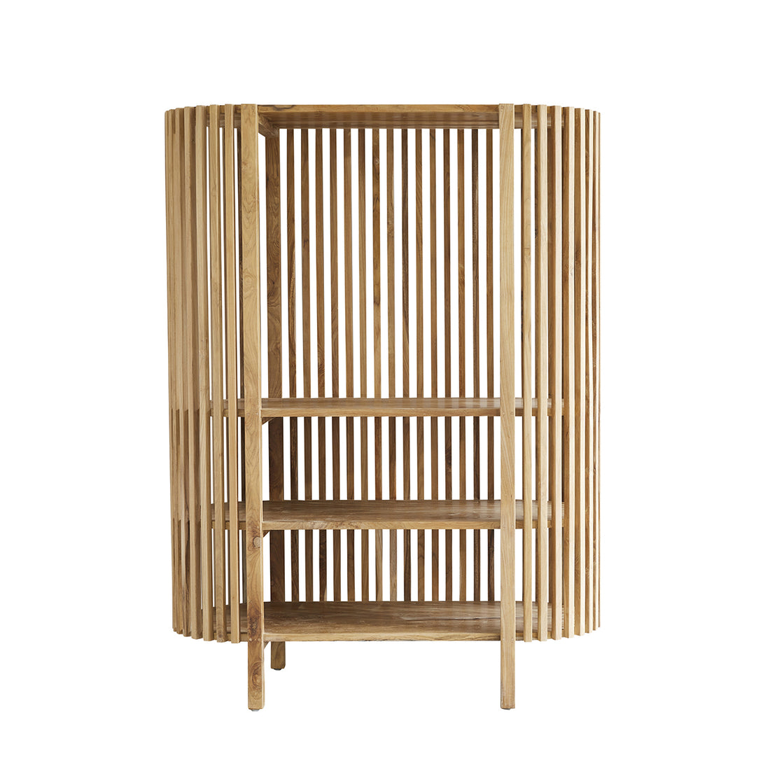 VICTORIA - Bibliothèque en teck massif 160 cm