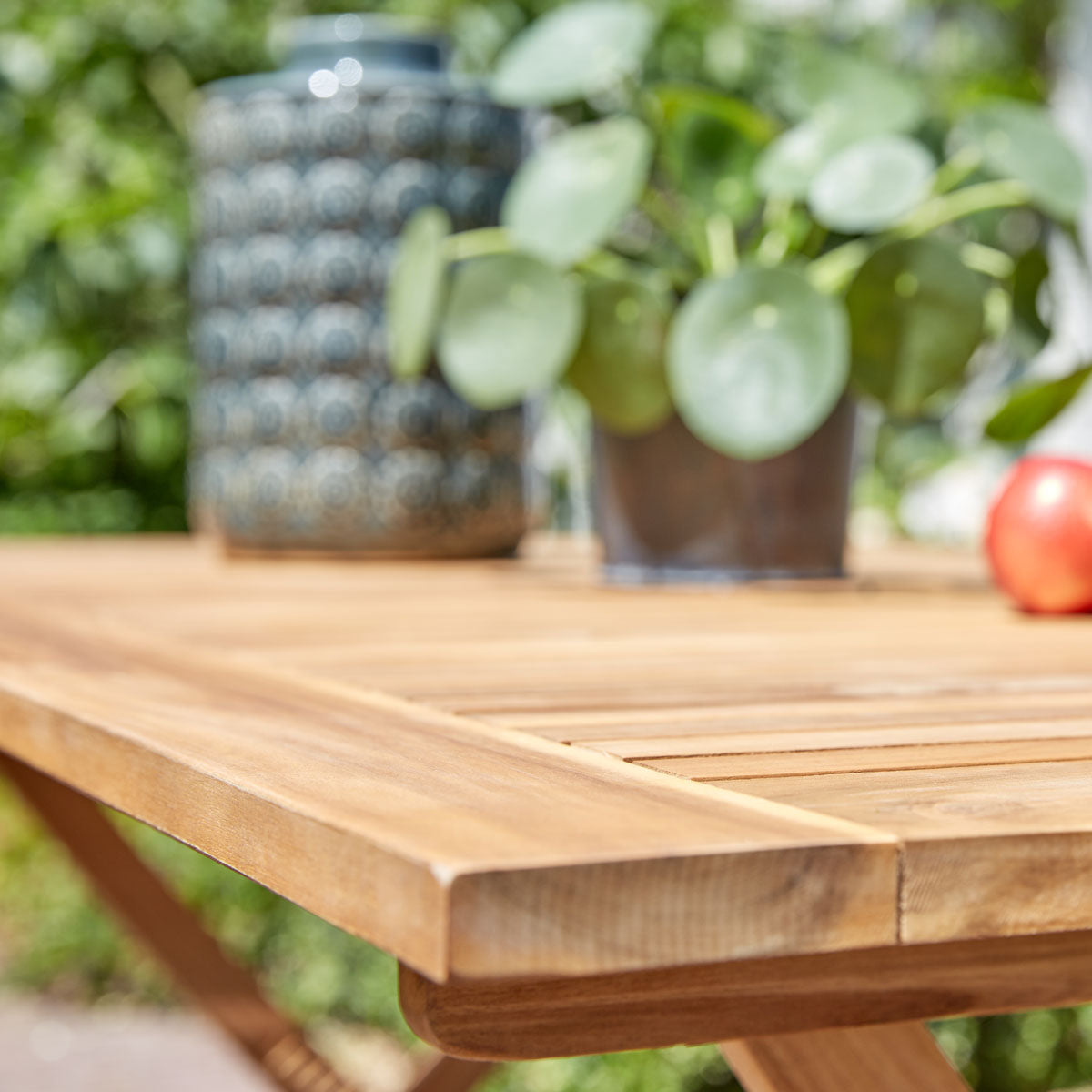 HANOÏ - Table de jardin en acacia massif 6 pers.