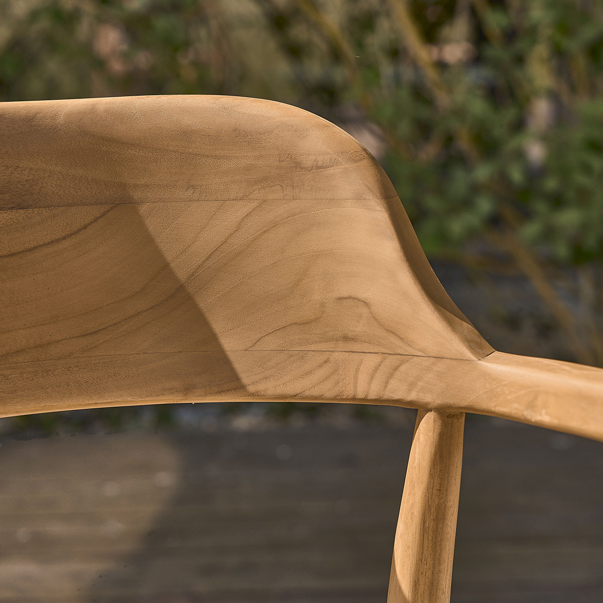 ALIZÉ - Gartenstuhl aus massivem Teakholz und Tauwerk