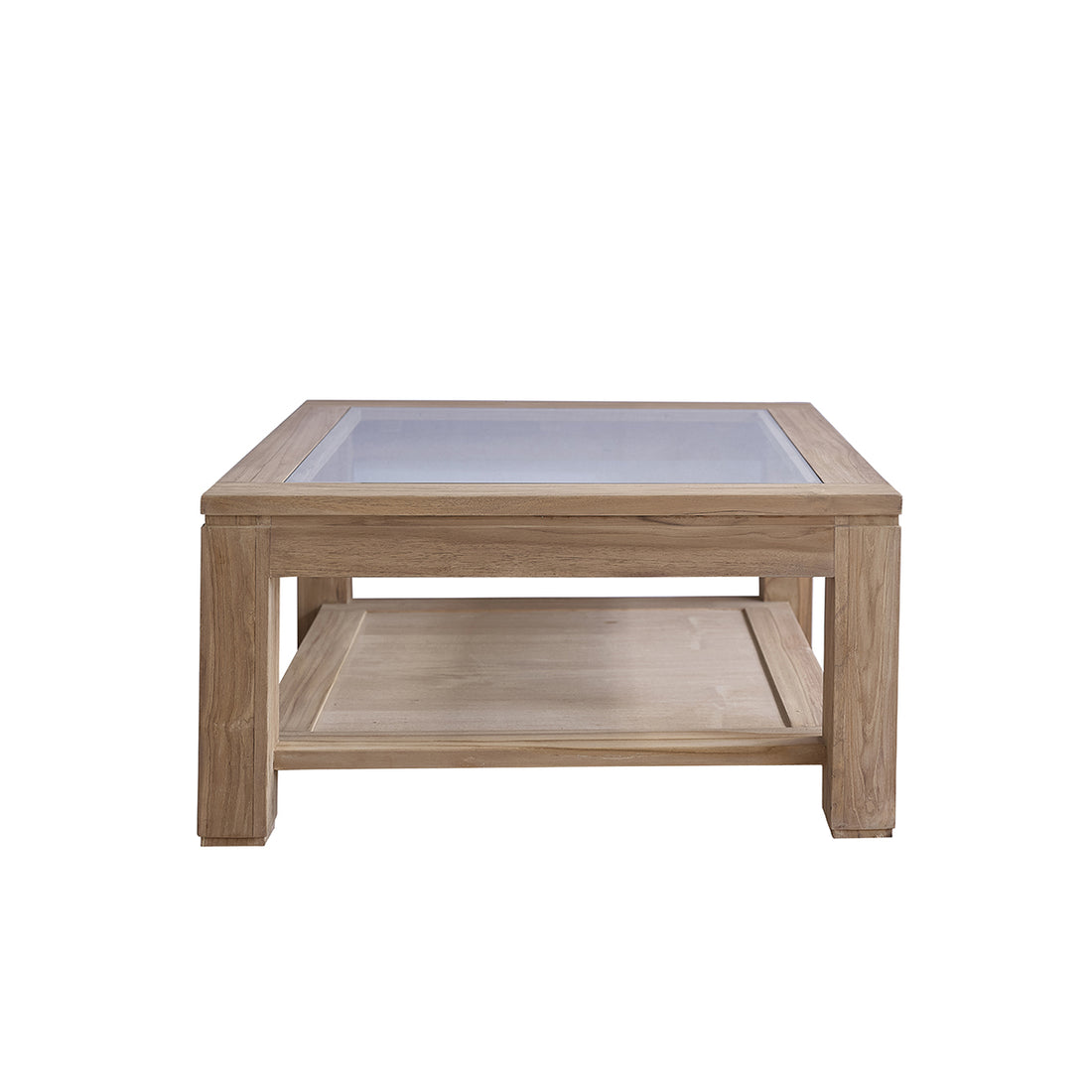 BOSTON - Tavolino in teak massello da 80 cm
