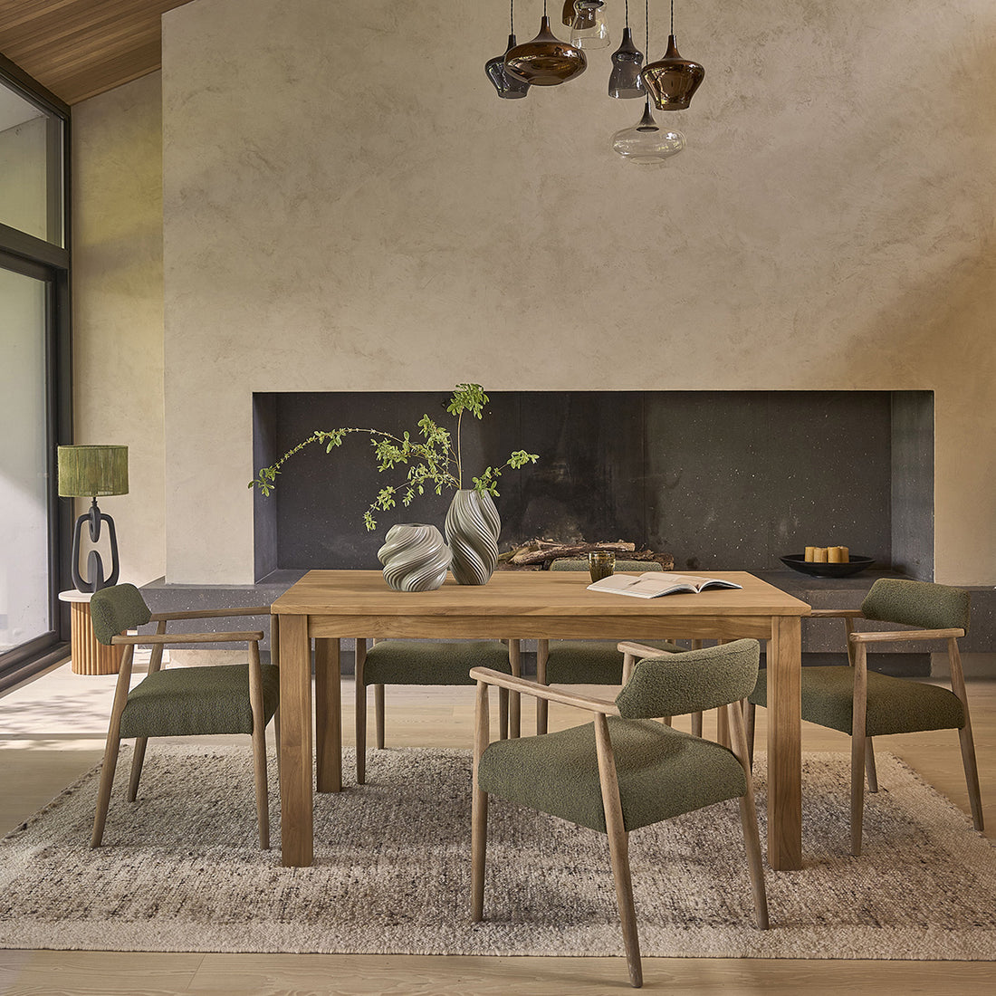 BOSTON - Table en teck massif 6 pers.