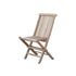 Chaise de jardin en teck massif pliante