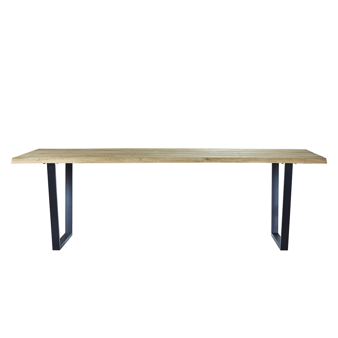 JUNE - Table en teck massif recyclé et métal 10 pers.