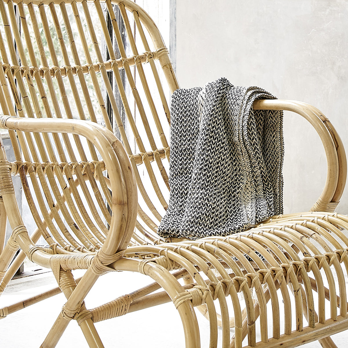 BOHO - Set di 2 poltrone in rattan