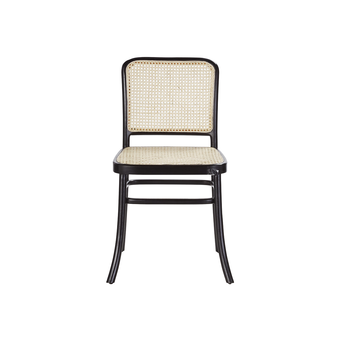 ARON - Sedia in mogano massello e cannage