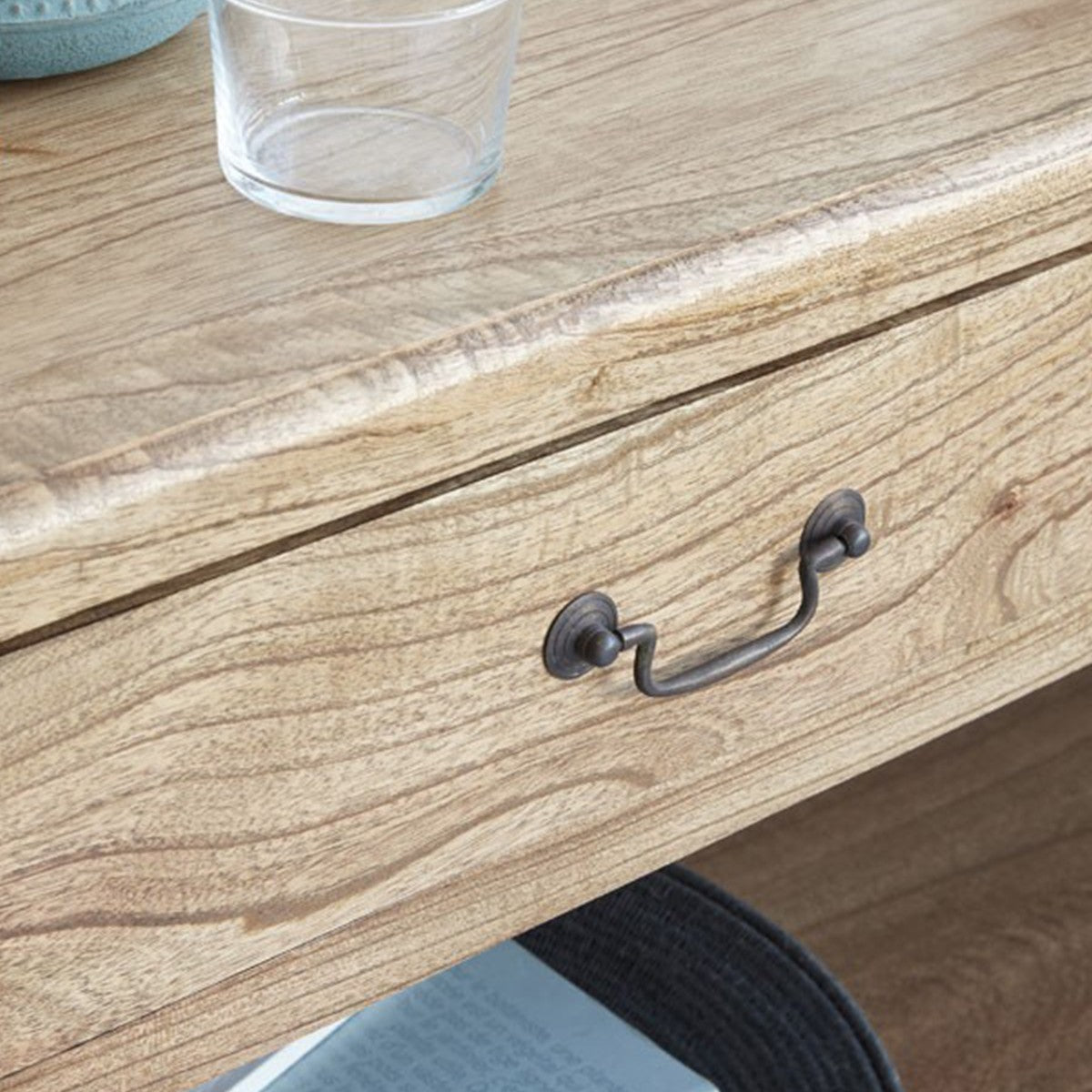 SIMONE - Console en mindi massif 120 cm