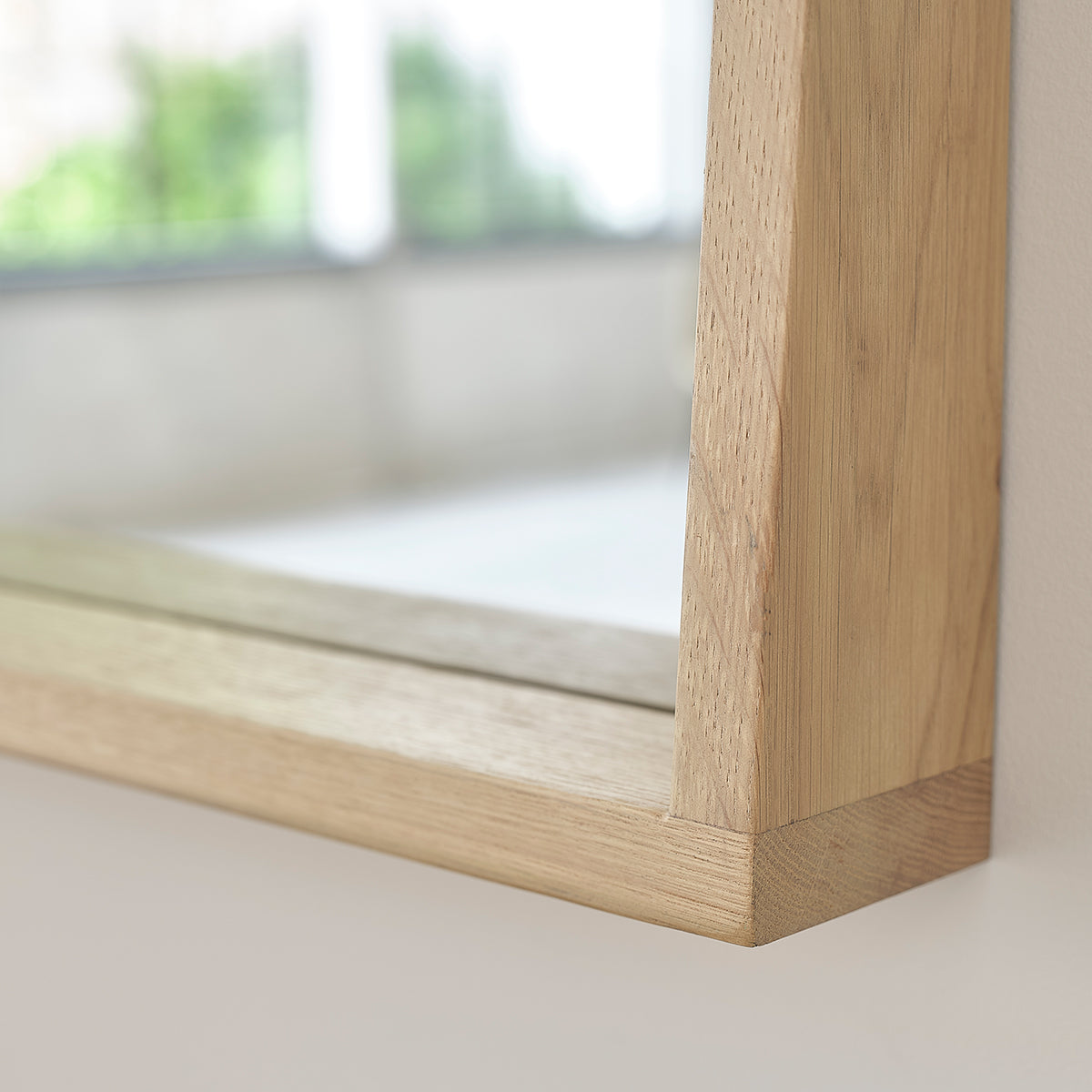 MARGAUX - Specchio rettangolare in rovere massello 100x50 cm