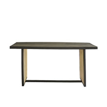 Table en manguier massif et cannage 6 pers.