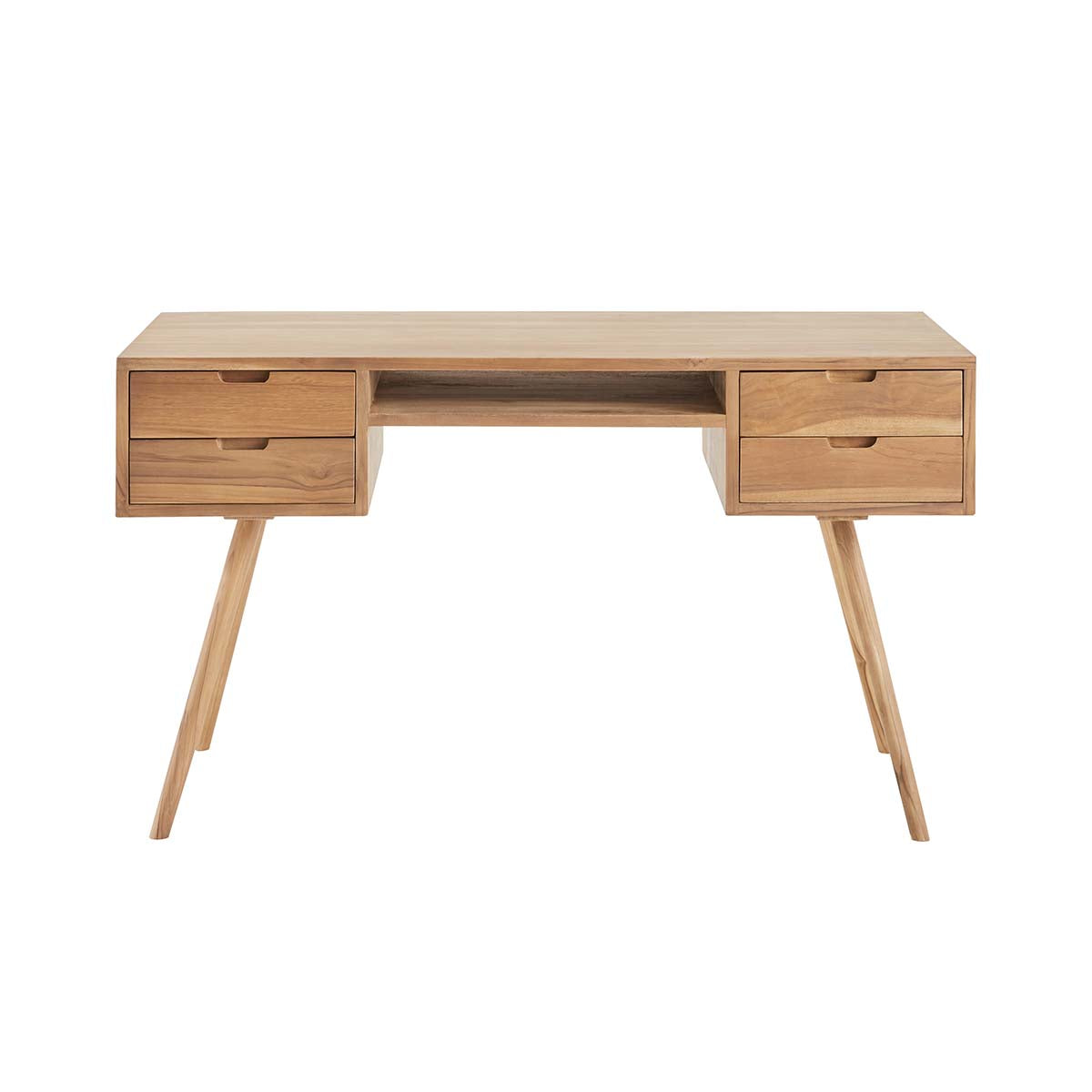 ISAURE - Scrivania in teak massello 130 cm