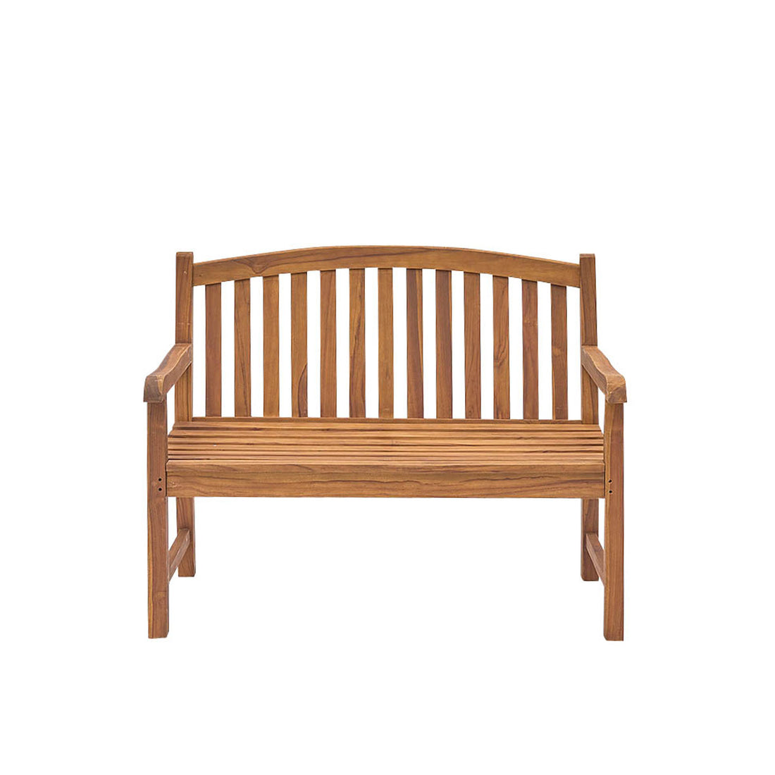 BALI - Gartenbank aus massivem, geöltem Teakholz 120 cm