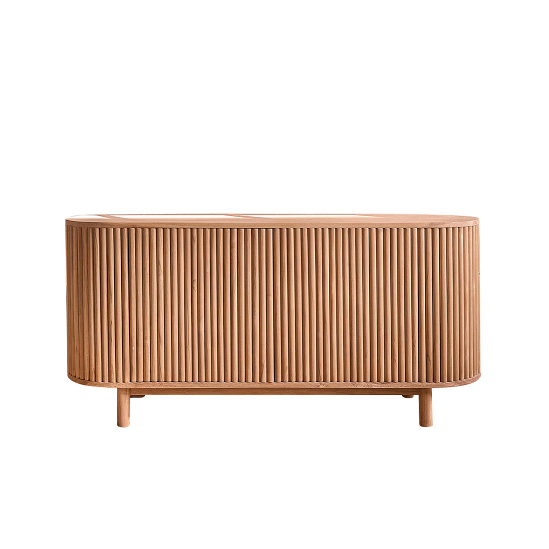 COLINE - Sideboard aus massivem Teakholz 160 cm