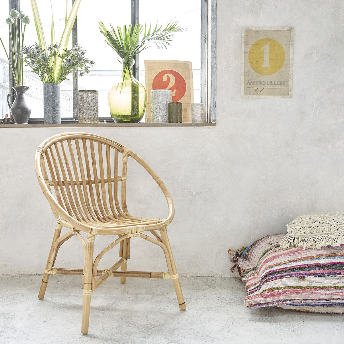 PAOLA - Poltrona in rattan
