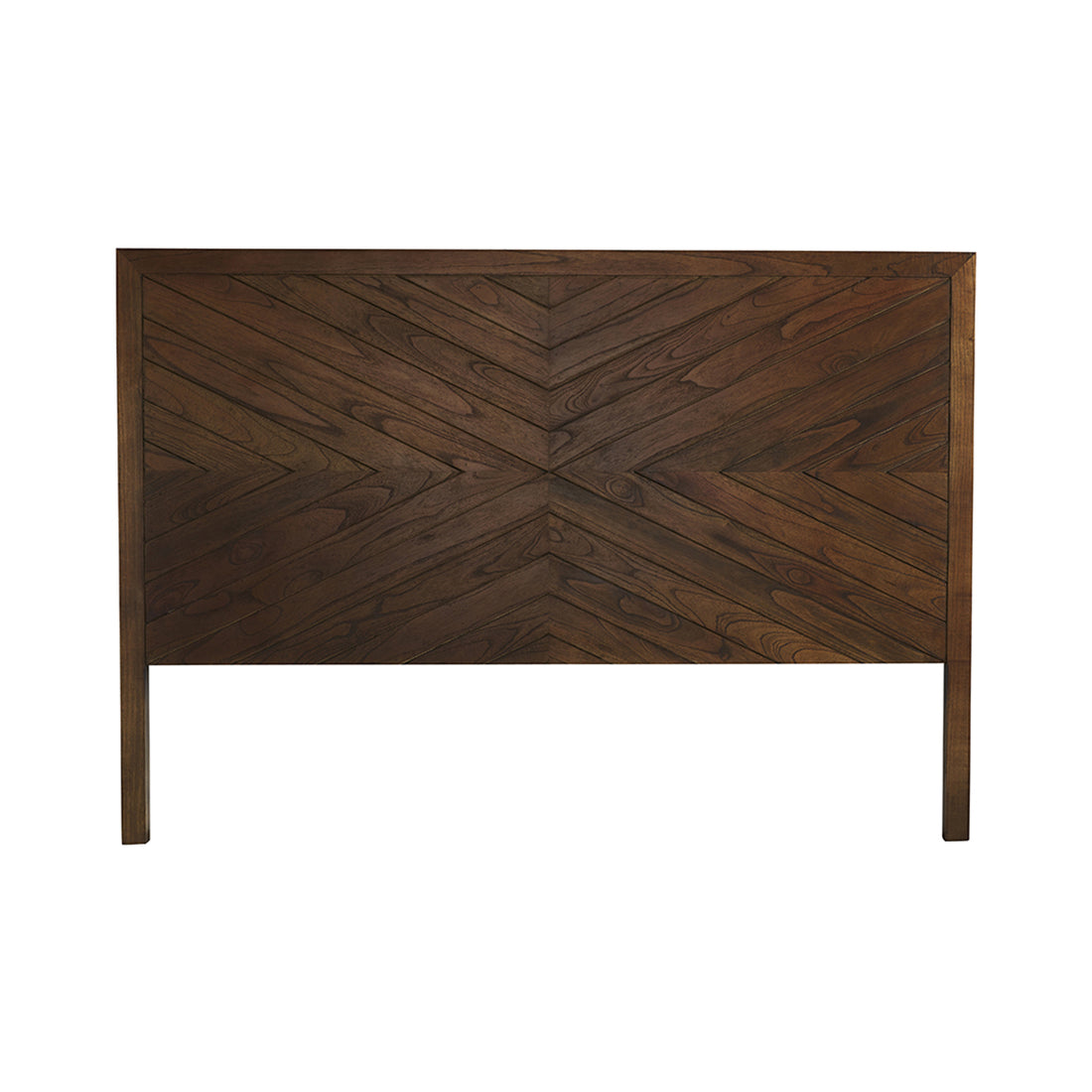 EUGENE - Testiera in mindi massello finitura in noce 160 cm