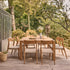 Set di mobili da giardino in teak massello 8 pers.