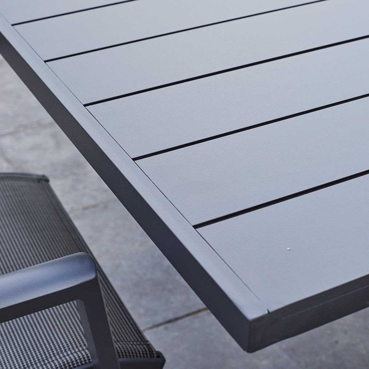 MODULO - Salon de jardin en aluminium extensible 6/10 pers.